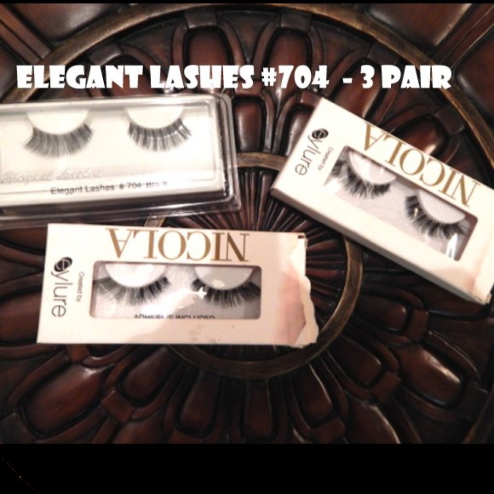 Nicola Eylure Eyelashes 2  & Elegant Lashes 3